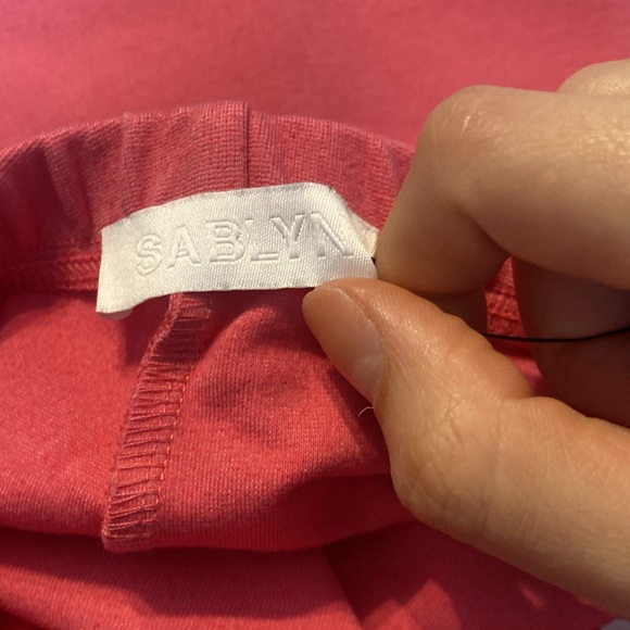 Sablyn Bailey Pintuck Flare Legging in Pink, Size S - Picture 4 of 5